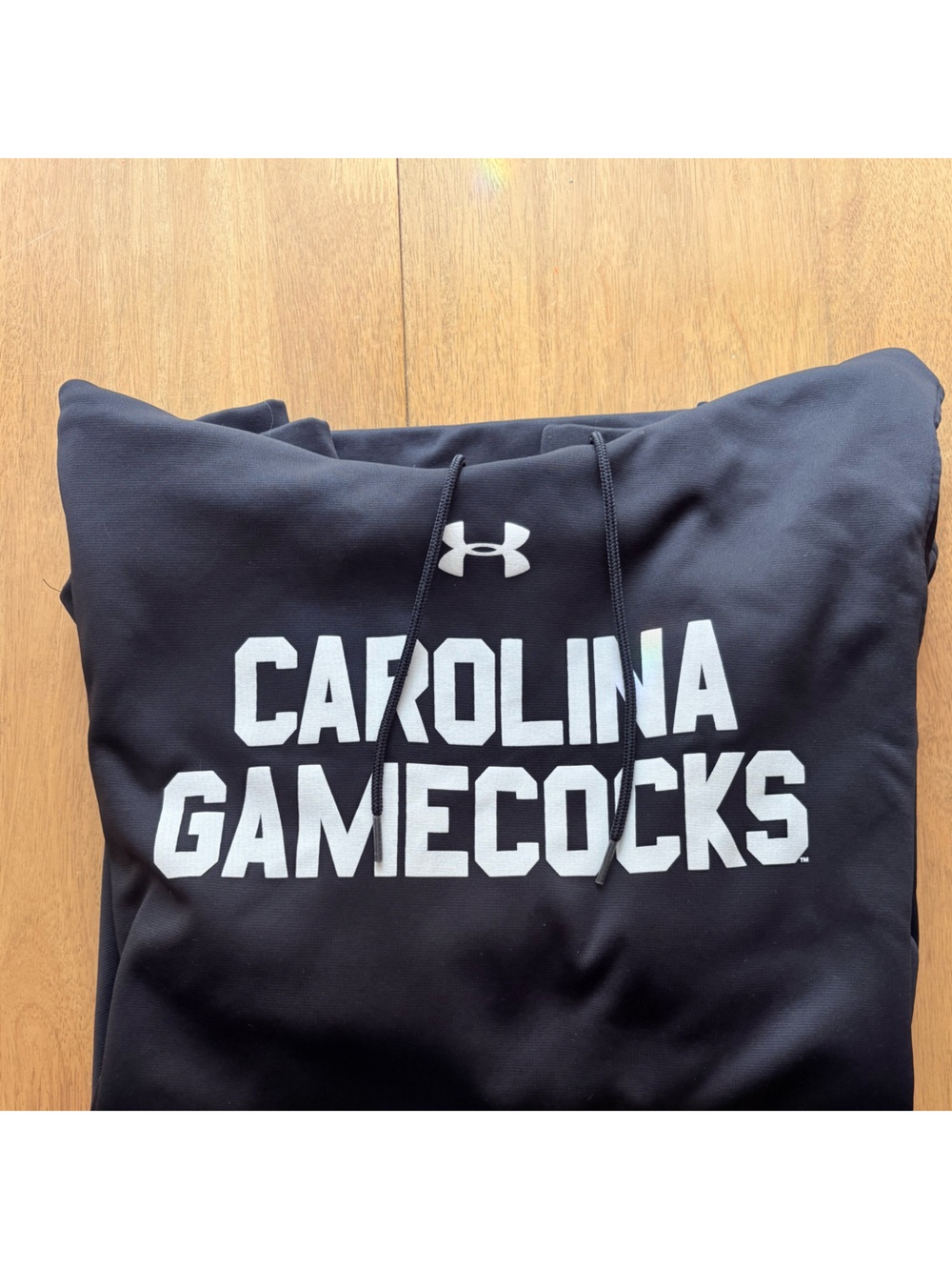 LG Black Hoodie with White Bold Lettering